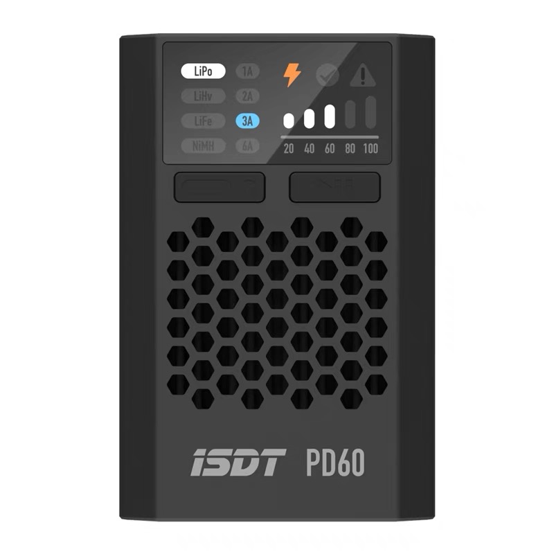 Drone Racing Charger - für ISDT PD60 60 W Lithium-Batterie-Balance-Ladegerät