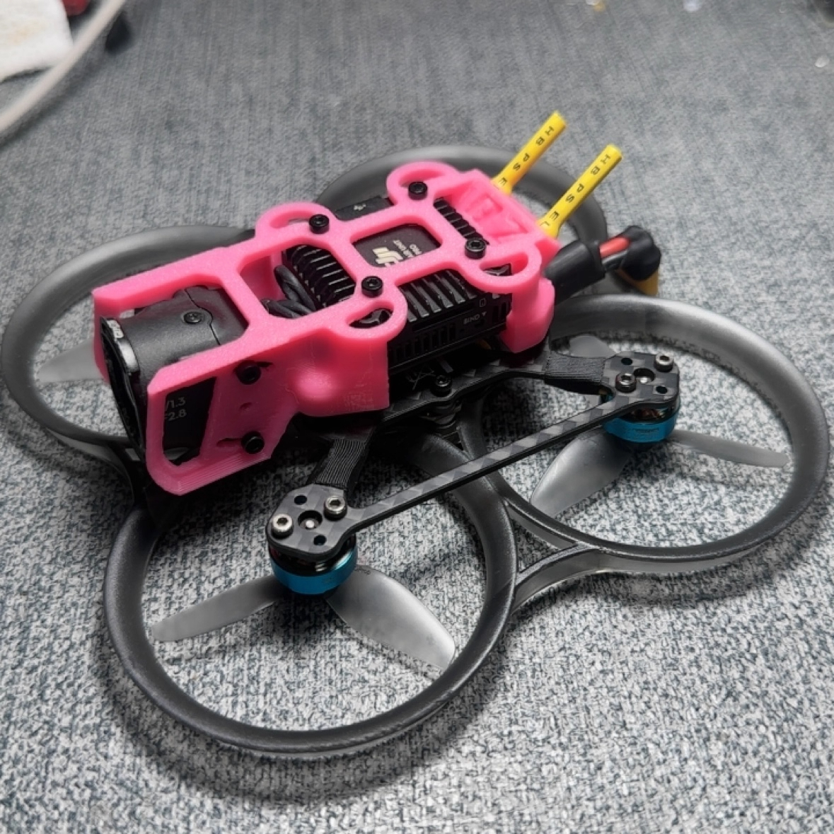 Drone Racing Motor - Hqprop T2,2x1,6x3 grauer PC-Propeller für Fpv