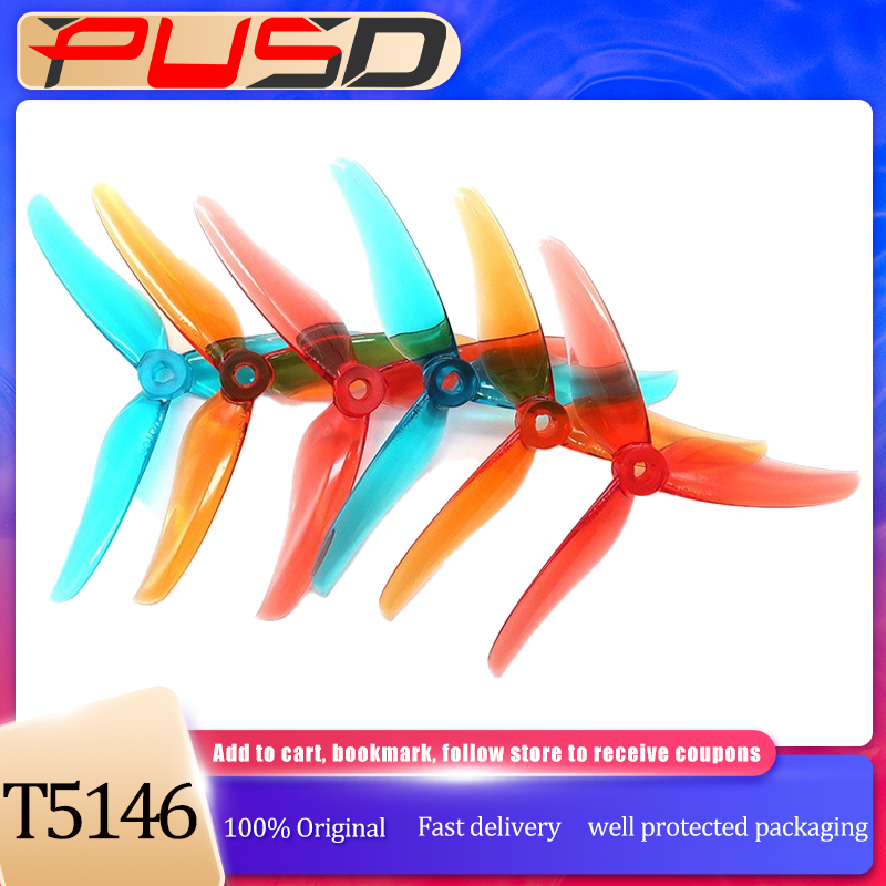Drone Racing Motor - 2 Paar T-Motor T5146 5146 5-Zoll-3-Blatt-Propeller,