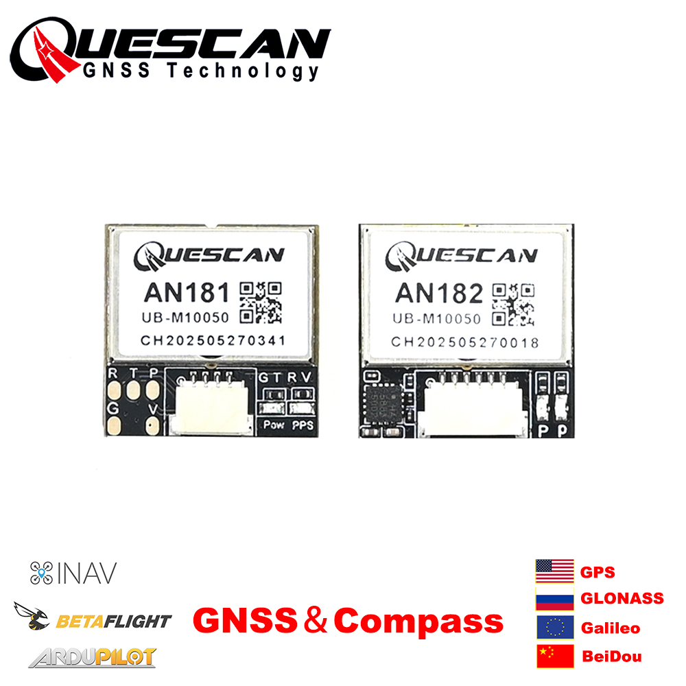 Drone Racing Antenna - QUESCAN 18mm M10 GPS GNSS Modul