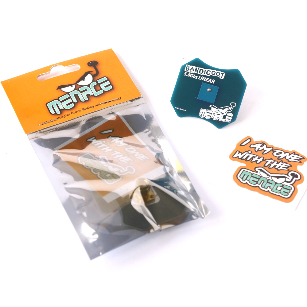 Drone Racing Goggles - MenaceRC Bandicoot 5,8GHz Linear FPV Empfangs-Patchantenne