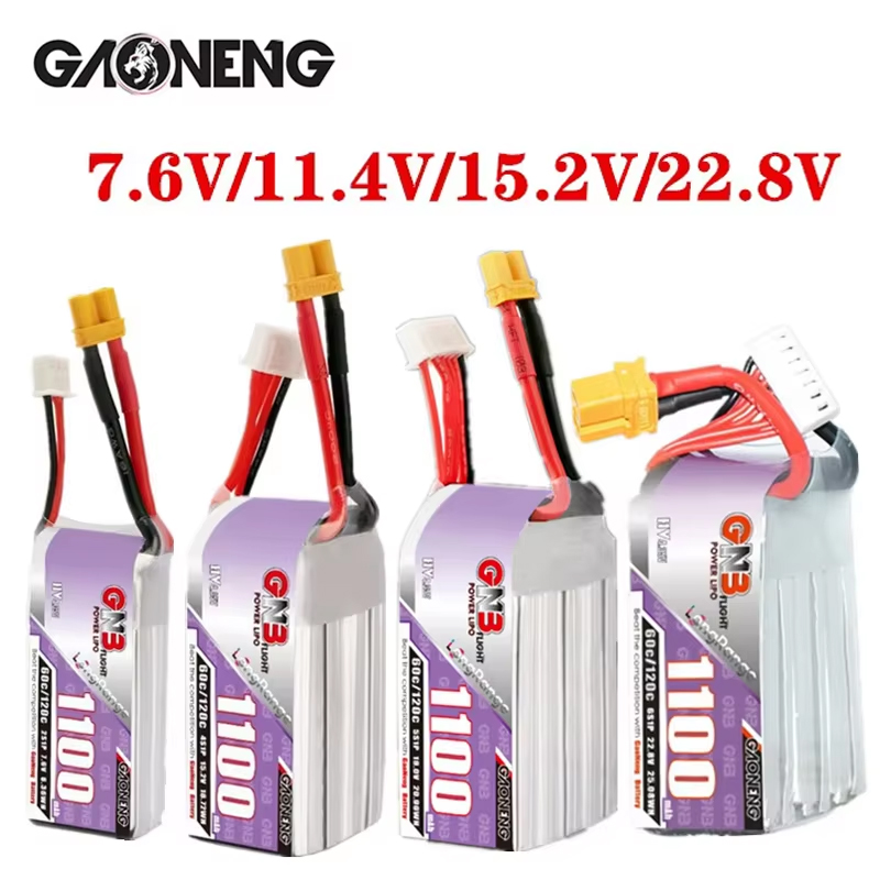 Drone Racing Battery - GNB 1100 mAh 2S 3S 4S
