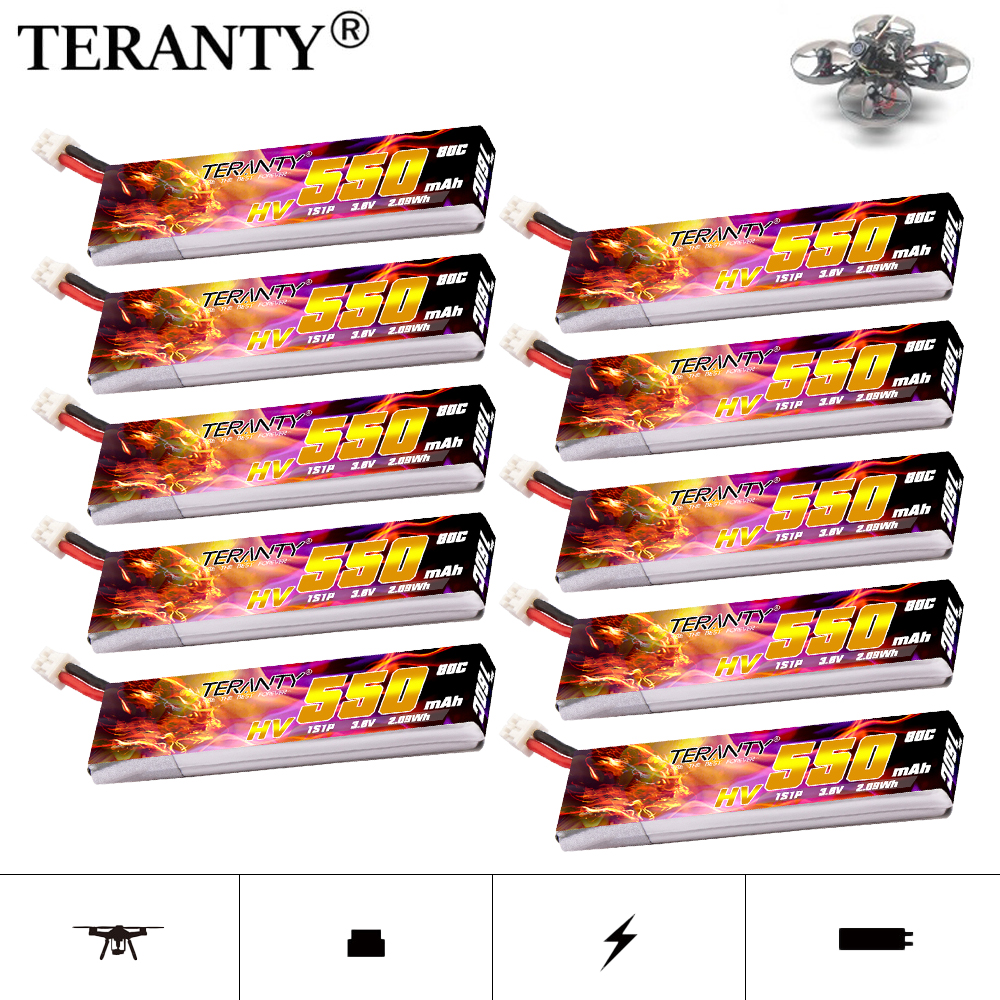 Drone Racing Battery - TERANTY HV 1S 3,8V 550mAh 80C/160C