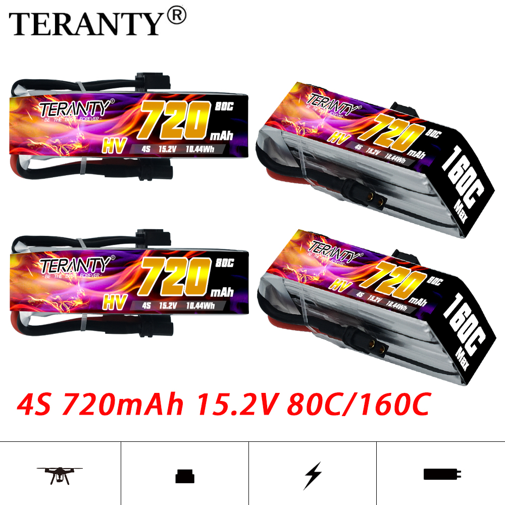 Drone Racing Battery - TERANTY 720mAh 4S 15,2V HV Lipo