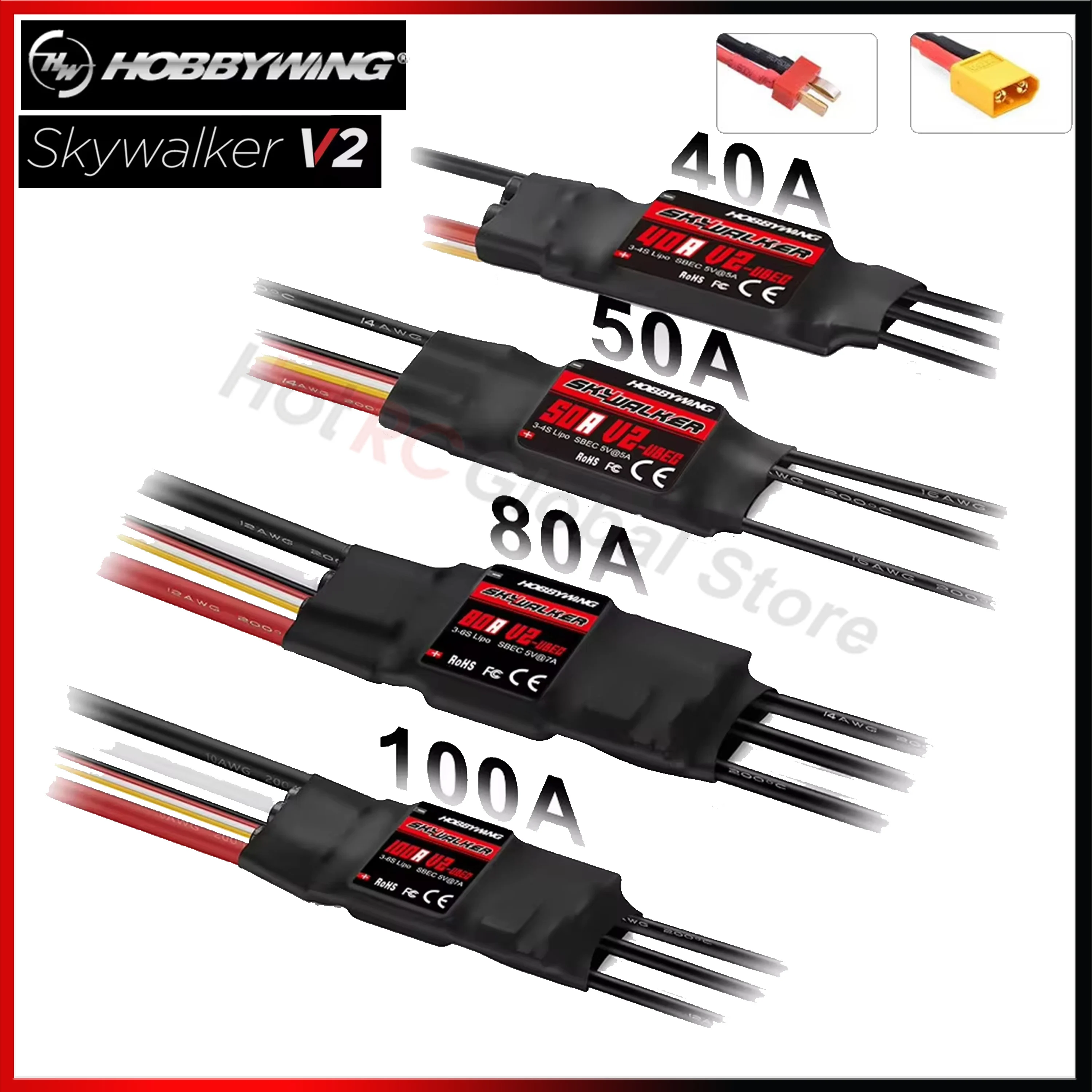 Drone Racing Motor - Hobby wing skywalker v2 serie 40a