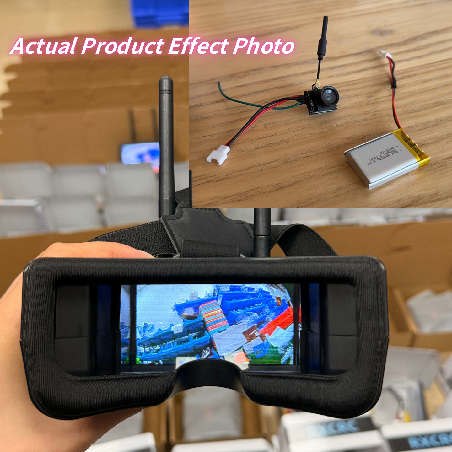 Drone Racing Camera - SLONWAKE 5.8G Analoger VTX-Übertragungskamera All-in-One 200mW