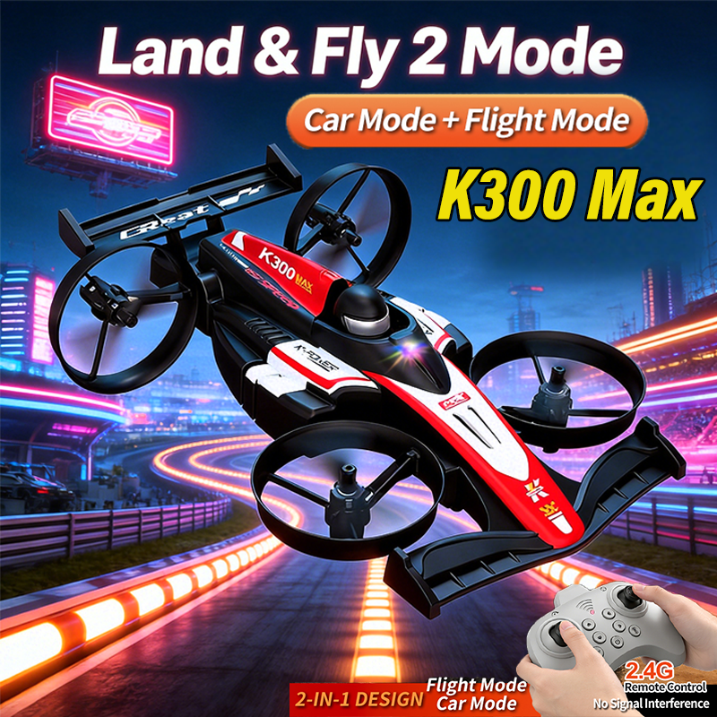 Drone Racing Charger - Mini RC Fliegendes Auto Transformierbar 2,4G
