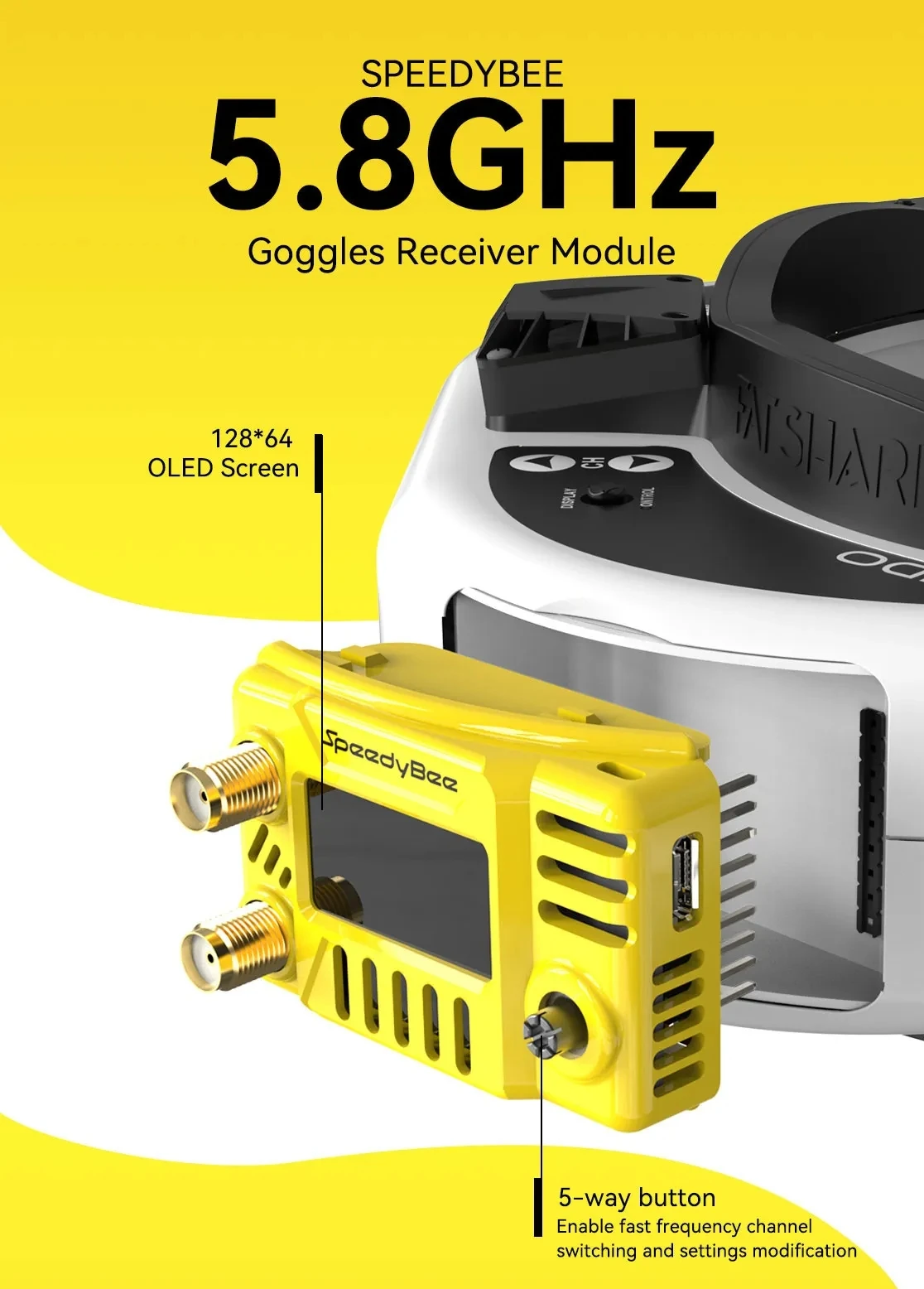SpeedyBee FPV-Brillenmodul 5,8 – Drone Racing Gate Bewertung und Preis