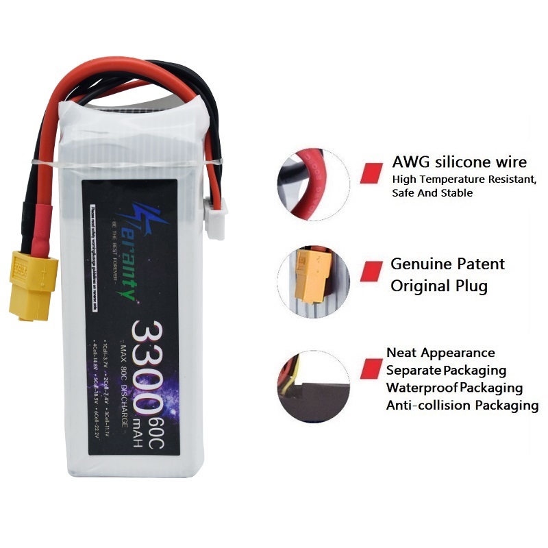 LiPo Akku 4S 3300mAh 60C 14,8V – Drone Racing Battery Bewertung und Preis