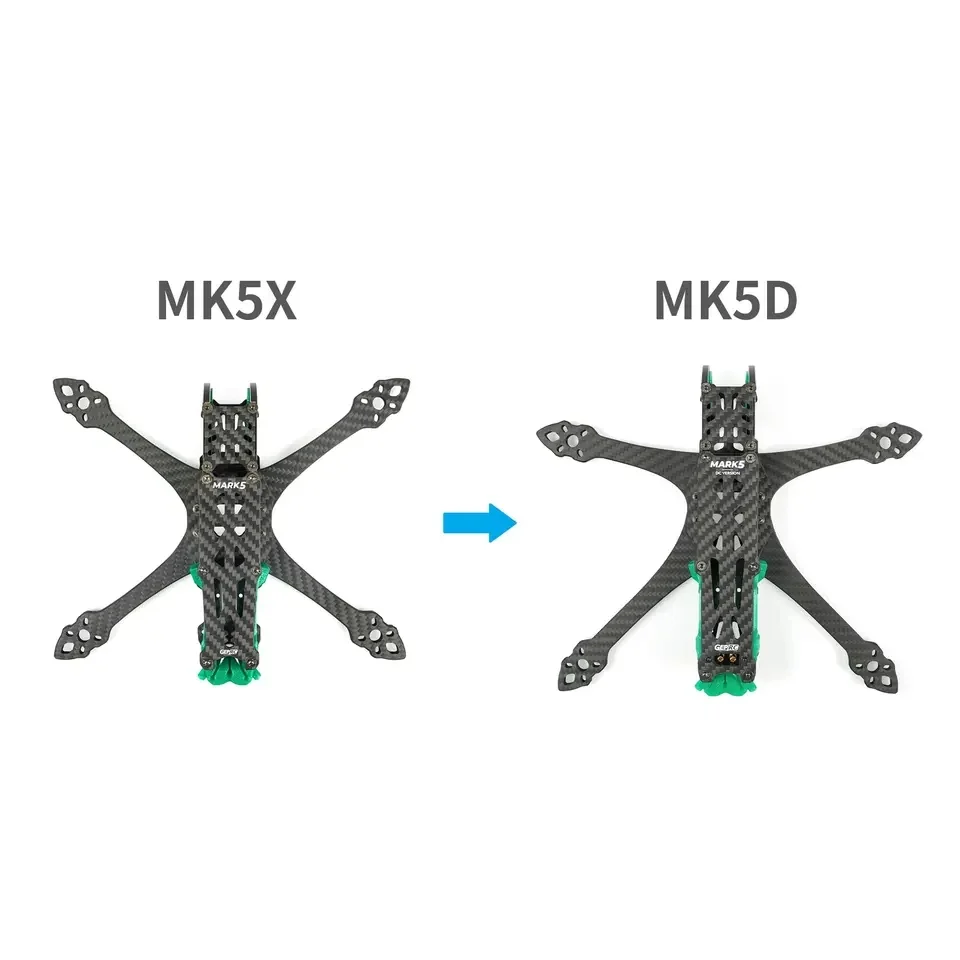 GEP-MK5D O3 MK5X bis MK5D Dead – Drone Racing Frame Bewertung und Preis