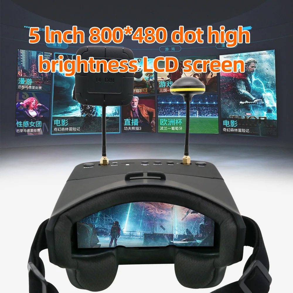 EV800D 5,8G 40CH 5 Zoll 800*48 – Drone Racing Goggles Bewertung und Preis