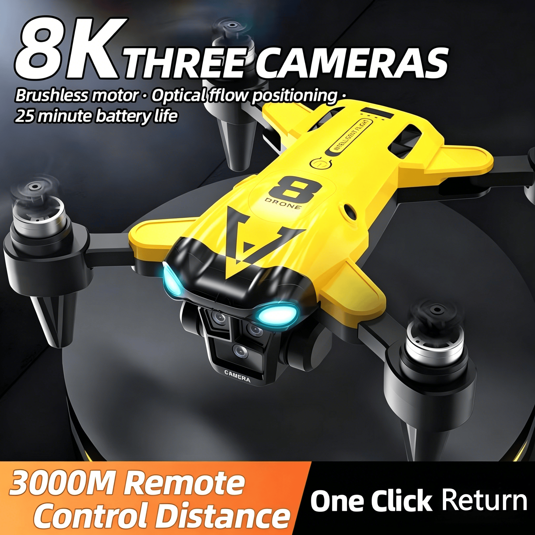 Neuer Quadcopter mit drei Kame – Drone Racing Camera Bewertung und Preis
