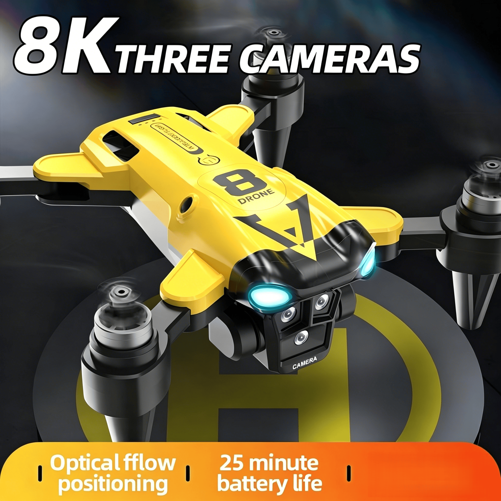 Neuer Quadcopter mit drei Kame – Drone Racing Camera Bewertung und Preis