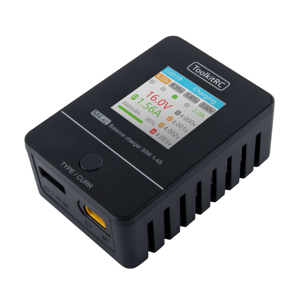 Toolkitrc m4ac 30w lipo life l – Drone Racing Charger Bewertung und Preis