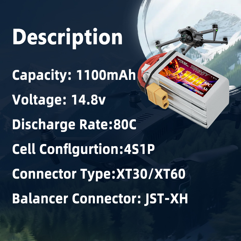 TERANTY 4S 1100mAh 80C/160C Li – Drone Racing Battery Bewertung und Preis