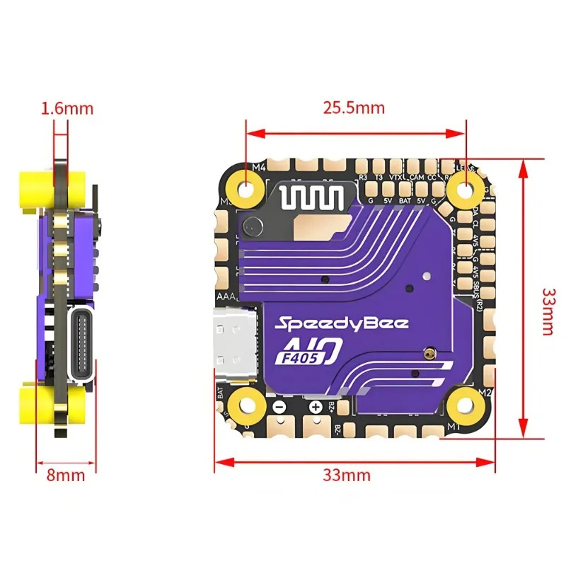SpeedyBee F405 AIO Flugcontrol – Drone Racing Esc Bewertung und Preis