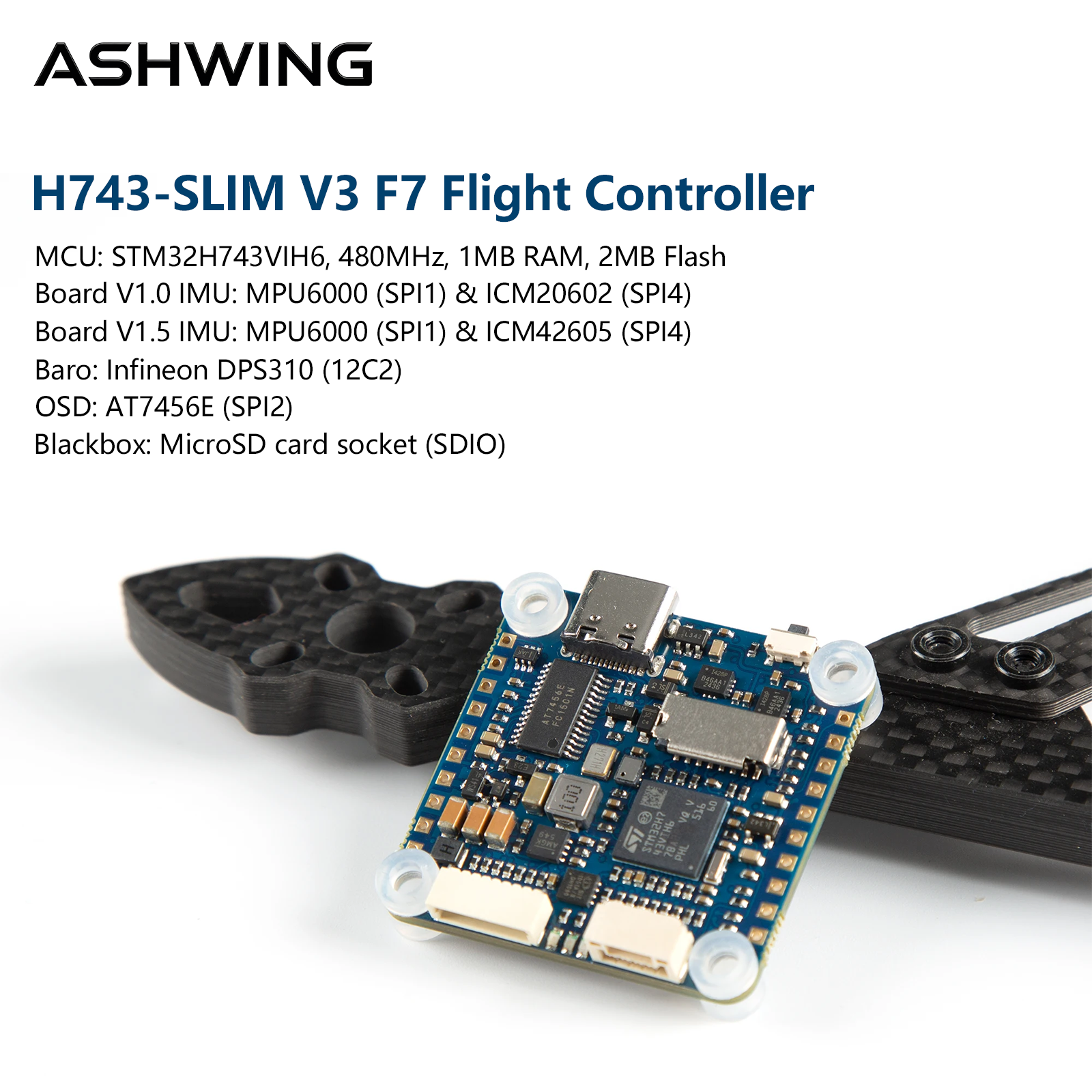 H743-SLIM V3 Flugcontroller ST – Drone Racing Flight Controller Bewertung und Preis