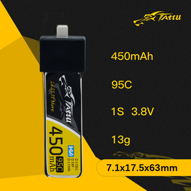 3Pcs NEUE TATTU 450/500/550mAh – Drone Racing Battery Bewertung und Preis