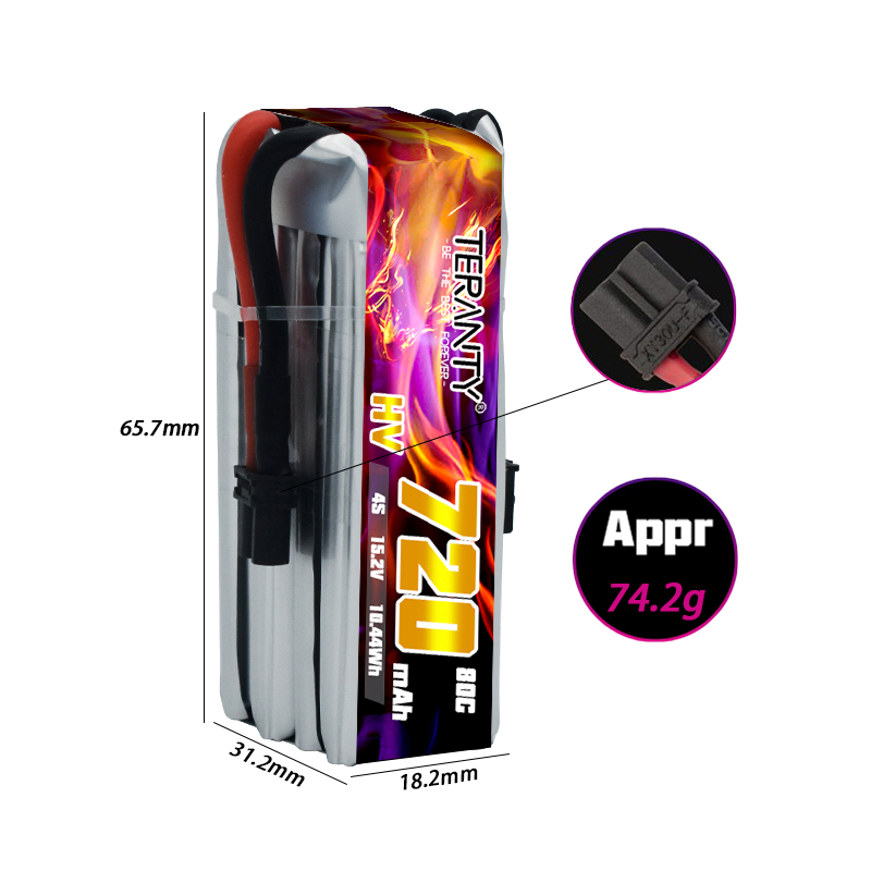 TERANTY 720mAh 4S 15,2V HV Lip – Drone Racing Battery Bewertung und Preis