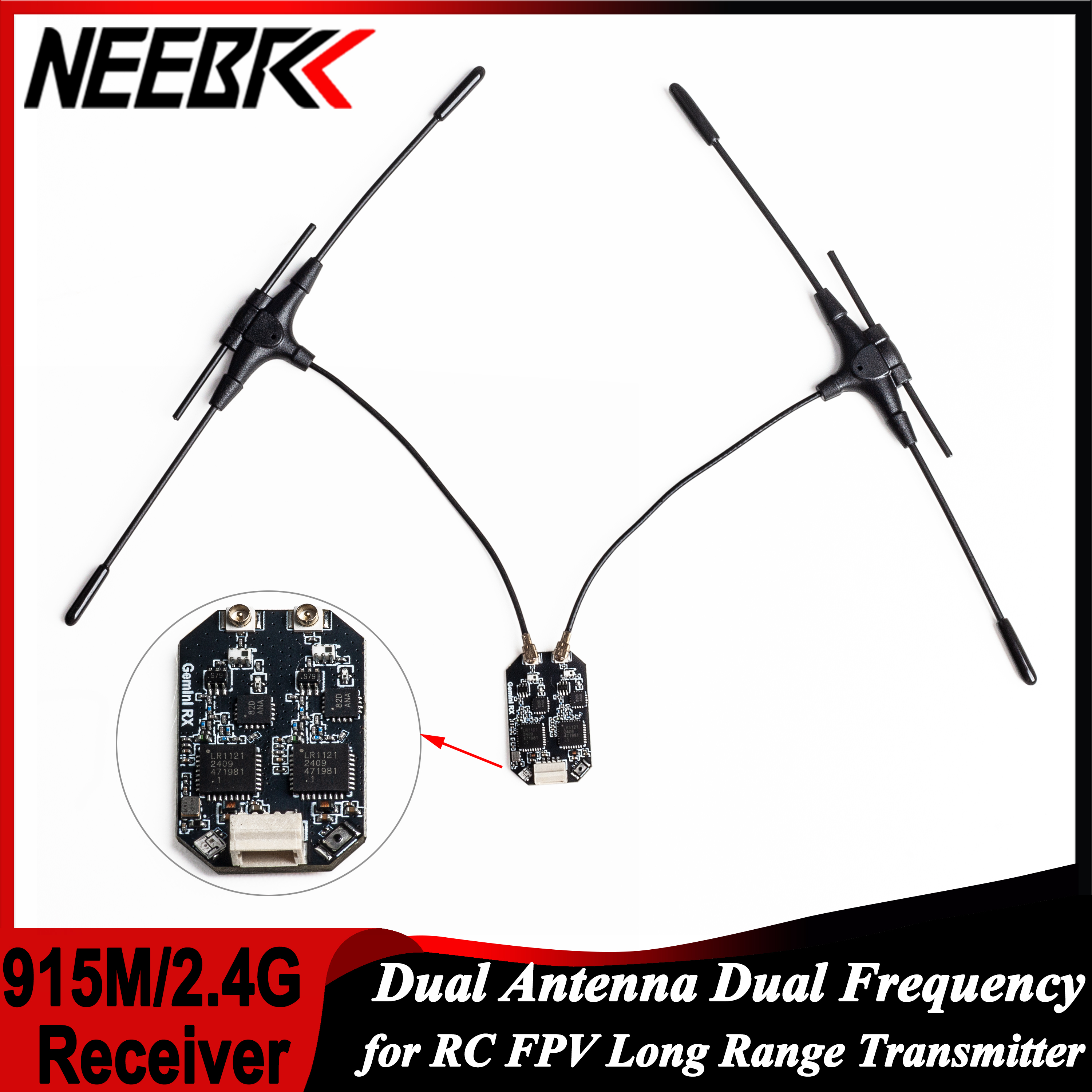 ELRS 915 MHz/2,4 GHz Gemini Du – Drone Racing Antenna Bewertung und Preis