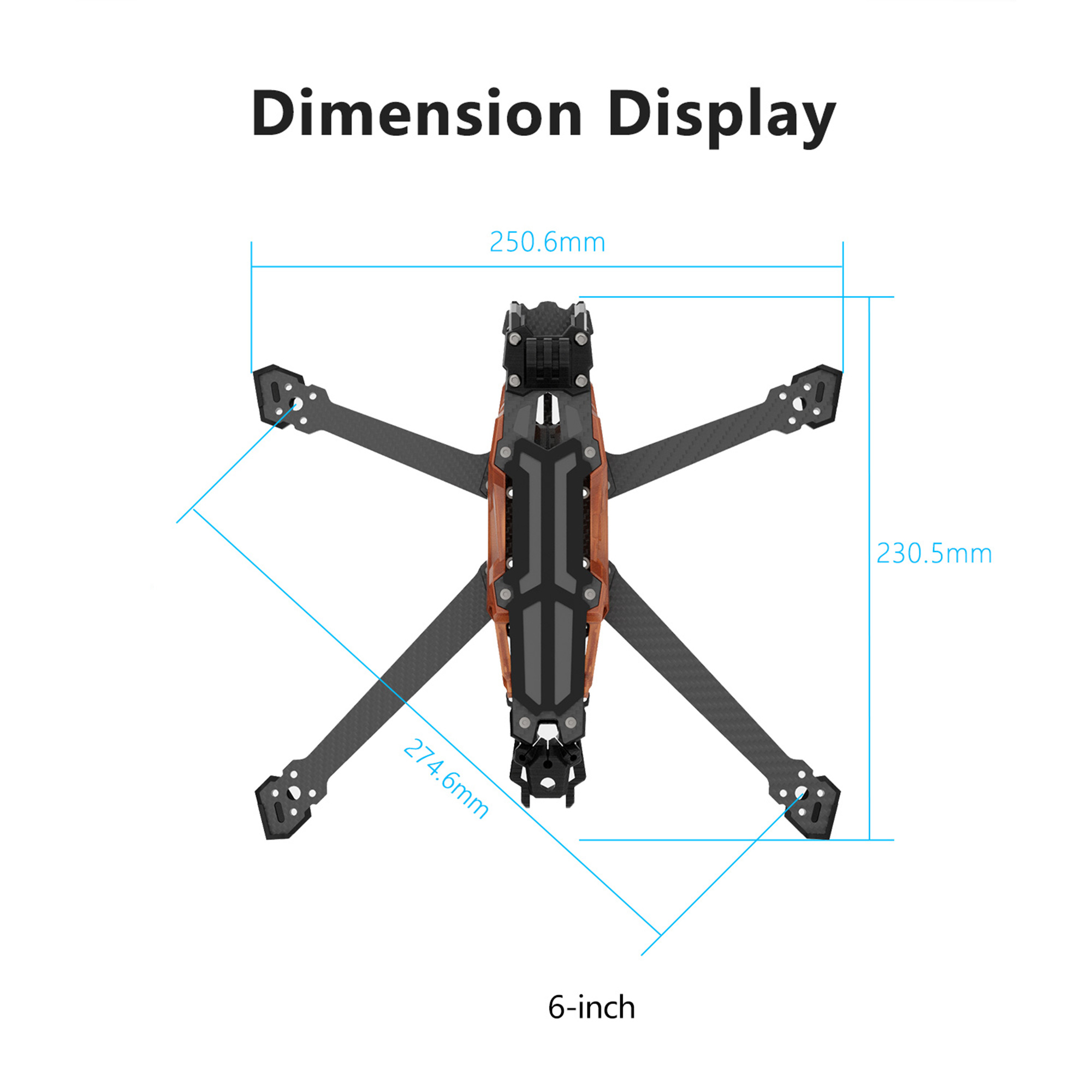 GEPRC GEP-Vapor-D5 D6 O4 Pro C – Drone Racing Frame Bewertung und Preis